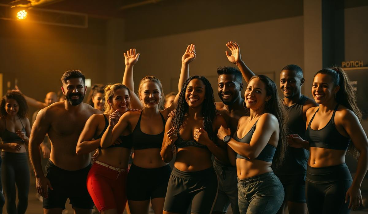 Hart Performance Club community aan het trainen